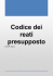 Codice dei reati presupposto