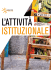 L`Attività Istituzionale