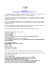 Campionato Invernale 2014- LETTERA ESTERNO PROGRAMMA