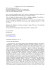 CURRICULUM VITAE ET STUDIORUM DEL PhD Geol