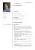 Curriculum vitae Ing. Giovanni Rampazzo Dati personali Esperienze