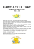Cappelletti time….il giornalino che fa scoop - Cappelletti