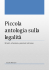 Piccola antologia sulla legalità - Associazione Genitori Morosini