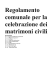 Regolamento matrimoni - comune di massa martana