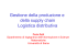 Gestione della produzione e della supply chain Logistica distributiva