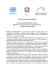 Comunicato stampa - Agenzia Italiana per la Cooperazione allo