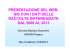 presentazione del web- gis con i dati delle raccolte