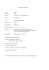 CURRICULUM VITAE Nome Annalisa Cognome Prete Indirizzo Via