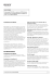 Sony : Informazioni sul prodotto : NEX