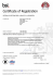 Certificate of Registration