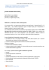 Lettera per il Cliente 29 novembre 2016