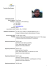 Curriculum Vitae Europass I Informazioni personali Nome e