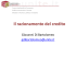 Il razionamento del credito e l`equazione di Fisher