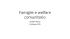 Famiglie e welfare comunitario