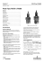 Piloti Tipo PS/79 e PS/80 - Emerson Process Management