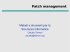 Patch management - Dipartimento di Informatica