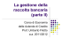 La raccolta bancaria Parte I