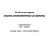 Unione europea: origine, funzionamento, cittadinanza