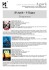 29 Aprile – 9 Giugno Programma