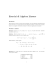 Esercizi di Algebra Lineare