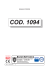 Cod.1094 pilotaggio contemporaneo di massimo 10 azionamenti