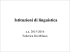 Linguistica 15 - Dipartimento di Scienze Umane per la Formazione