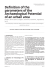 Definition of the parameters of the Archaeological Potential of an