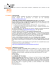 IN EVIDENZA NEWSLETTER Come di consueto, segnaliamo agli