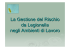 La gestione del rischio da Legionella negli ambienti di lavoro