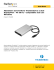 Adattatore Convertitore Thunderbolt 3 a dual