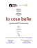 Le cose belle - pressbook (2013)