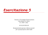 Esercitazione 5