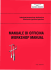 MANUALE DI OFFICINA WORKSHOP MANUAL