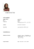 curriculum vitae