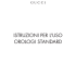 istruzioni per l`uso orologi standard