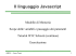 Il linguaggio Javascript