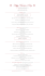 Valentine`s Day Menu