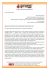 Lettera al Governo