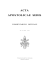 acta apostolicae sedis - Documenta Catholica Omnia