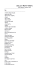 Song List Mister Palletta