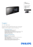 AJ7010/12 Philips Radiosveglia con sintonizzazione digitale
