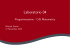 Laboratorio 4 - Dipartimento di Matematica