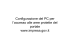 Configurazione del PC per l™accesso alle aree protette
