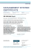 management system certificate