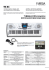 GENERAL MIDI DIGITAL KEYBOARD with touch sensitive keys and