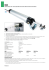 Attuatore lineare a stelo - Forza in spinta 450 N con