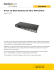 8 Port 1U Black Rackmount PS/2 KVM Switch