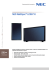 Manufacturer Data Sheet Nec MultiSync LCD5710