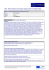 WG 5 - Draft Template for Case Studies