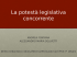 Diritto Urbanistico - SLIDES Competenza legislativa